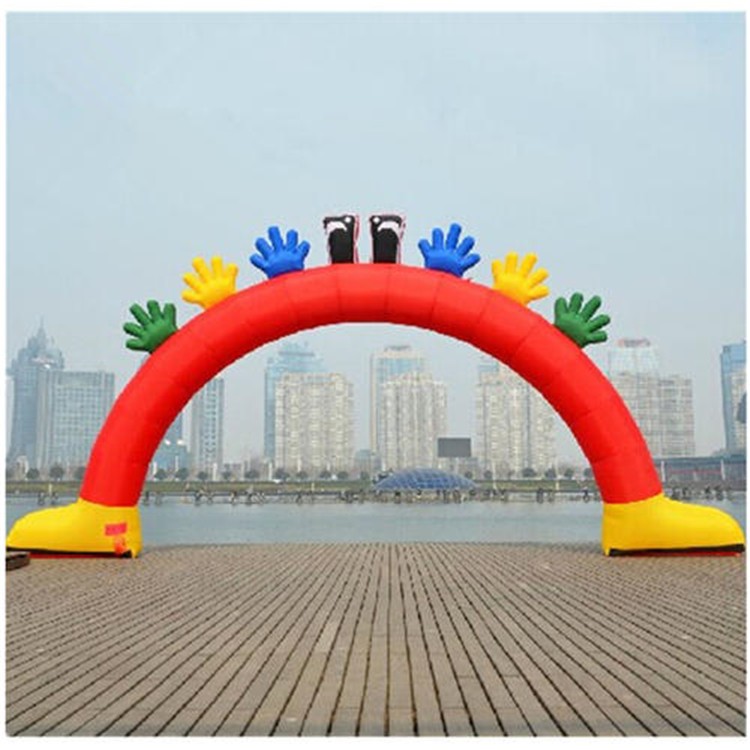 北京快乐手掌造型拱门